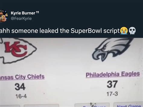 news station super bowl leak|TV station sparks NFL ‘script’ conspiracy with Super Bowl leak